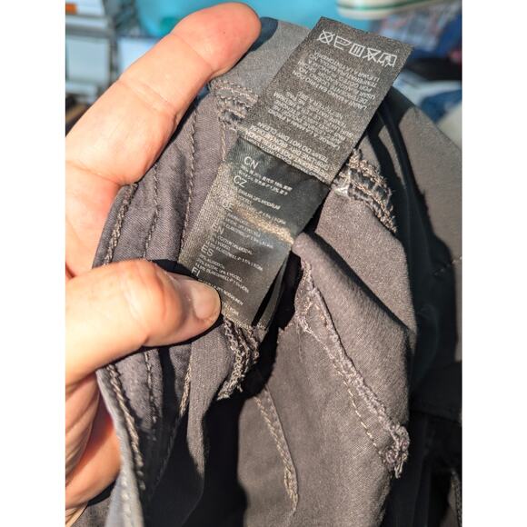 Kuhl Women's Cargo Pants Gray Inside Drawstring Waist Stretch 8 Regular - Picture 7 of 8